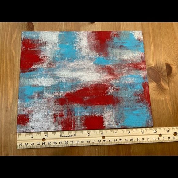 New Original Signed Artwork Abstract Painting - Picture 4 of 5